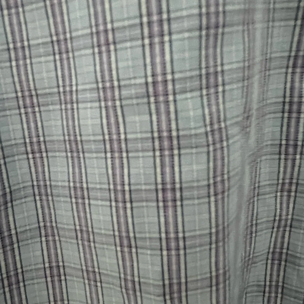 J. Crew Haberdashery Men's Blue Purple Check Button-Down Shirt size L Neck 16.5